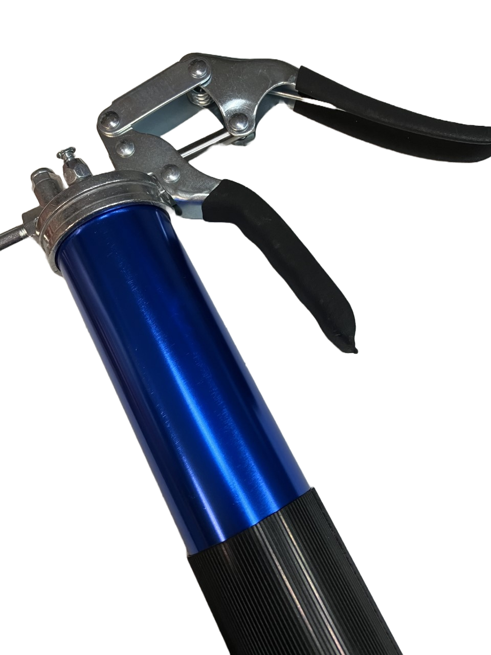 Custom Order: 5000 PSI Pistol Grip Anodized Blue Grease Gun MIL-SPEC Inscribed.